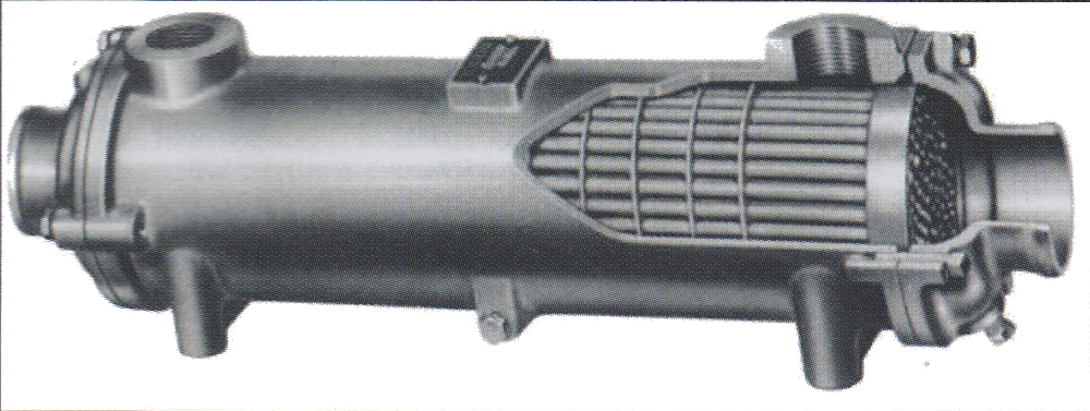 Heatexchange showing cutaway for corrosion Heatexchange showing cutaway for corrosion